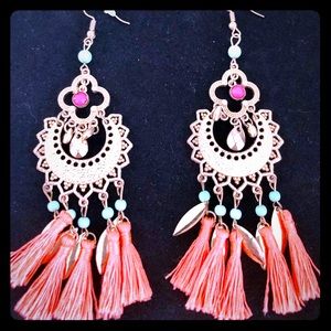 Fun Large Dangle Boho Earrings